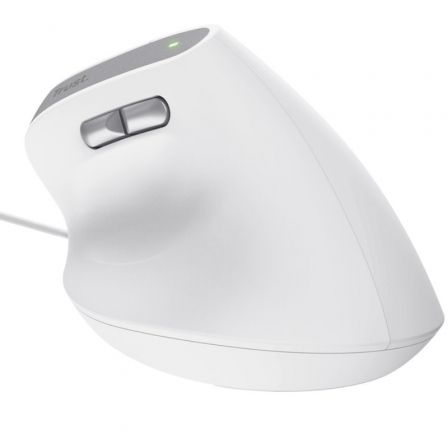 Trust Bayo II Ratón Ergonómico Vertical Blanco